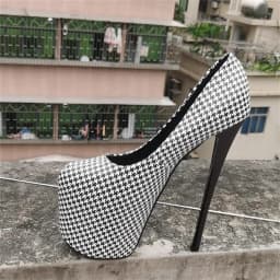 SDTRFT Platforms Stilettos 22cm Ultra Thin High Heels Ladies Shoes Woman Catwalk Shows Cosplay Pole Dance Pumps Sapato Feminino