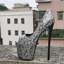 SDTRFT Platforms Stilettos 22cm Ultra Thin High Heels Ladies Shoes Woman Catwalk Shows Cosplay Pole Dance Pumps Sapato Feminino