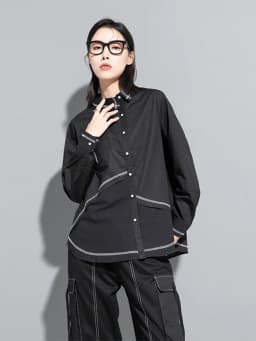 Amax luluE 2023 Punk Streetwear Japanese Womens Fashion Loose Casual Shirts Females Luxury Vintage Classic Blouses Harajuku Tops