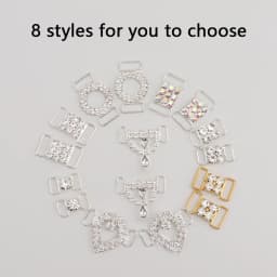 Luxurious Diamond Shoelaces Metal Buckle for Rhinestone Shoe Decorations Charms Metal Laces Lock Sneakers Shoes Accessories