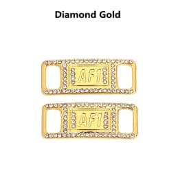 1 Pair New Diamond Shoe Charms Fashion Laces Buckle Quality Metal Shoelaces Decorations Chapa Shoes Accessories