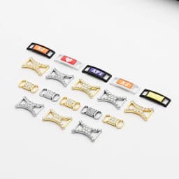 1 Pair New Diamond Shoe Charms Fashion Laces Buckle Quality Metal Shoelaces Decorations Chapa Shoes Accessories