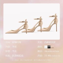 Women's sandals 2026 Real Leather Gladiator Sandals Summer High Heels Shoes Brand Heeled sandals Pointed toe Evening Dress Shoes