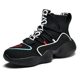 Spring New Men Running Shoes Non Slip Fashion Sneakers Breathable Mesh Soft Sole Casual Athletic Walking Shoes Large Size 39-48