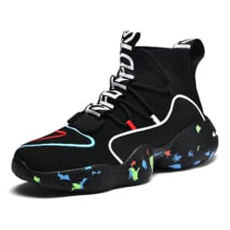 Spring New Men Running Shoes Non Slip Fashion Sneakers Breathable Mesh Soft Sole Casual Athletic Walking Shoes Large Size 39-48