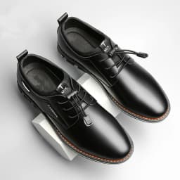 Men's Casual Shoes Black Spring Male Footwear Loafers Soft Bottom Lace Up Outdoor Business Sneakers Shoes For Men Big Size 48