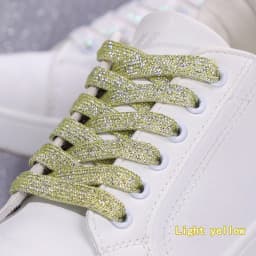 Colorful Shoelaces Glitter White Shoelaces of Sneakers Metallic Shiny Gold Shoelace Silver Flat Shoe Laces Sports Running Laces