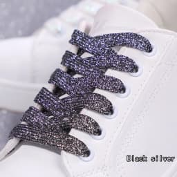 Colorful Shoelaces Glitter White Shoelaces of Sneakers Metallic Shiny Gold Shoelace Silver Flat Shoe Laces Sports Running Laces