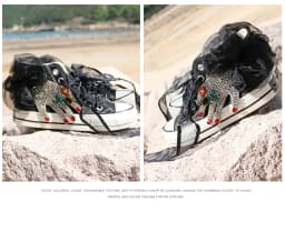 New Women DIY Custom-made Creative Casual Shoes Wild Cute Girl's Lace Canvas Shoes High Top Fashion Sneaker Ins Rhinestone Shoes