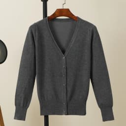 Black Cropped Cardigan Female Clothing Jersey Blouses Women's Coat Spring 2026 Long Sleeve Top Korean Fashion Knitted Sweater