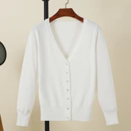 Black Cropped Cardigan Female Clothing Jersey Blouses Women's Coat Spring 2026 Long Sleeve Top Korean Fashion Knitted Sweater