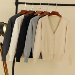 Black Cropped Cardigan Female Clothing Jersey Blouses Women's Coat Spring 2026 Long Sleeve Top Korean Fashion Knitted Sweater