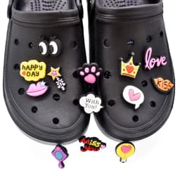 1 Piece Cartoon Kids Cute Shoe Ornament Charm Shoe Decorations Removable PVC Shoe Accessories Buckle Hole Free Shipping