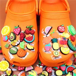 Original Various Fruit Designer Shoe Charms 5pcs/lot Clog Buckle Accessories Luxury Upper Jewelry Decorations Gift Preferred