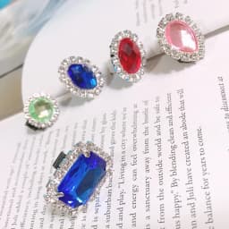 1 Pc Shiny Rhinestone Heart Shoelace Clips Bling Decorative Shoe Charms Buckle Fashion Shoe Accessories for Kids Women Sneakers