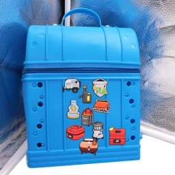New Arrivals 1pcs PVC Tourist Caravan Machine Shoes Accessories Oil Garden Shoe Decorations Fit Kids Charms Party Gift