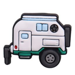 New Arrivals 1pcs PVC Tourist Caravan Machine Shoes Accessories Oil Garden Shoe Decorations Fit Kids Charms Party Gift