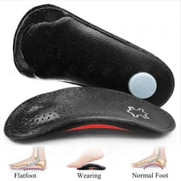EiD Orthopedic Insoles Orthotics Flat Foot Health Sole Pad For Shoes Insert Arch Support Pad For Plantar fasciitis O/X Leg pads