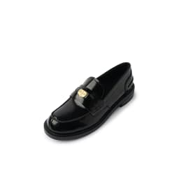 MKKHOU Fashion Loafers New High-Quality Leather Round Toe Color-Blocking Comfortable Low-heeled Women Shoes Daily Light Shoes
