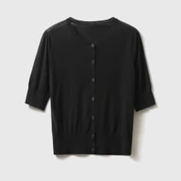 Summer ice silk knit short sleeve cardigan women's new half sleeve T shirt middle sleeve air conditioner jacket loose cotton top
