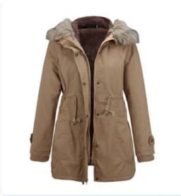 Women Coat Winter Fashion Faux Fur Hooded Jacket Coat Female Long Sleeve Warm Parkas Velvet Thicken Coats Women Clothing