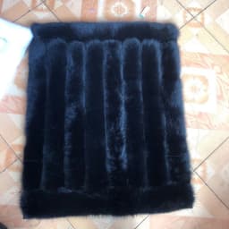 HUAQIUMEISI Real fox fur blankets suitable for autumn and winter home outdoor use with natural fox fur jacket blanket