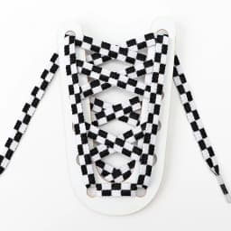 1Pair Black‑White Plaid Checkered Flat Shoelaces Unisex Grid Printed Shoe Laces for Sneakers Casual Shoe Replacement Shoestrings