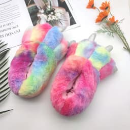 Women's Slippers Winter Cartoon Monster Paw Cotton Boots Fashion Animal Paw Home Plush Warm Shoes For Men And Women Floor Shoes