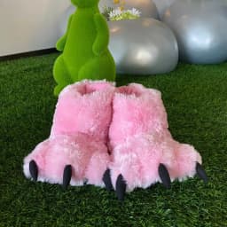Women's Slippers Winter Cartoon Monster Paw Cotton Boots Fashion Animal Paw Home Plush Warm Shoes For Men And Women Floor Shoes