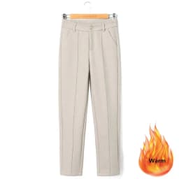 Winter Thicken Woolen Pants Women Casual Plush Velvet Lined Warm Harem Pantalons High Waist Office Wool Blend Straight Trousers