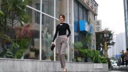 Winter Thicken Woolen Pants Women Casual Plush Velvet Lined Warm Harem Pantalons High Waist Office Wool Blend Straight Trousers