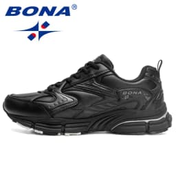 BONA New Designers Luxury Brand Trendy Sneakers Men Casual Shoes Breathable Outdoor Walking Footwear Man Leisure Comfy Shoe