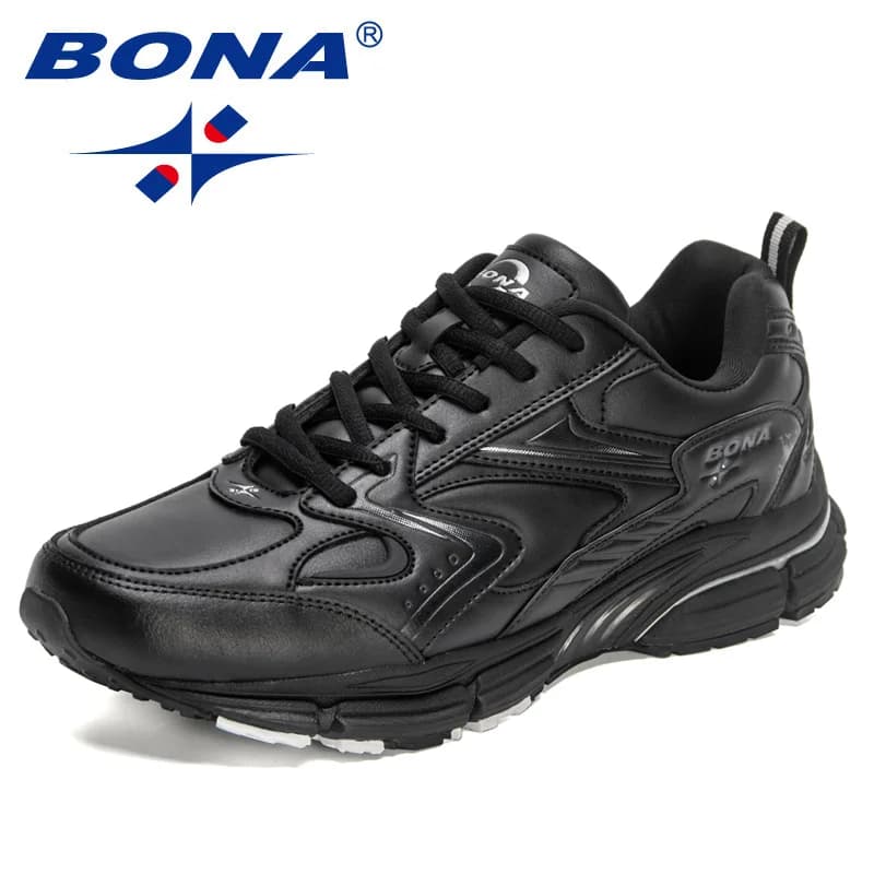 BONA New Designers Luxury Brand Trendy Sneakers Men Casual Shoes Breathable Outdoor Walking Footwear Man Leisure Comfy Shoe