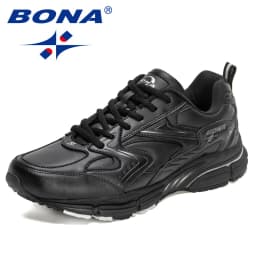 BONA New Designers Luxury Brand Trendy Sneakers Men Casual Shoes Breathable Outdoor Walking Footwear Man Leisure Comfy Shoe