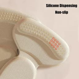 2PCS Heel Stickers Half Insoles for Women Foot Heel Pad Sports Shoe High Heels Back Sticker Pain Relief Protector Cushion Insole