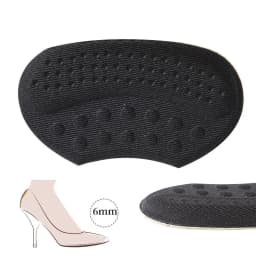 2PCS Heel Stickers Half Insoles for Women Foot Heel Pad Sports Shoe High Heels Back Sticker Pain Relief Protector Cushion Insole