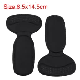 2PCS Heel Stickers Half Insoles for Women Foot Heel Pad Sports Shoe High Heels Back Sticker Pain Relief Protector Cushion Insole