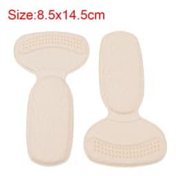 2PCS Heel Stickers Half Insoles for Women Foot Heel Pad Sports Shoe High Heels Back Sticker Pain Relief Protector Cushion Insole