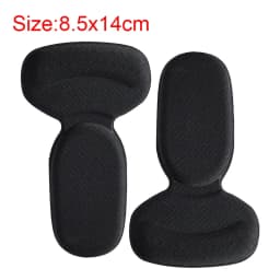 2PCS Heel Stickers Half Insoles for Women Foot Heel Pad Sports Shoe High Heels Back Sticker Pain Relief Protector Cushion Insole