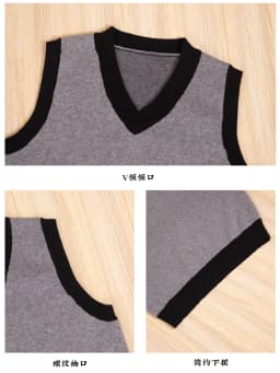 Aesthetic Sweater Pullover Women Sweaters Women's Vest Clothing Blouse Preppy Style Tops Warm Korean Padded Woman Female Knitted