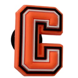 Orange Letter Shoe Charms for Crocs Accessories Women Clogs Pins Men Badge Kids Jeans Girls Decorations Buckle Shoes Accessories
