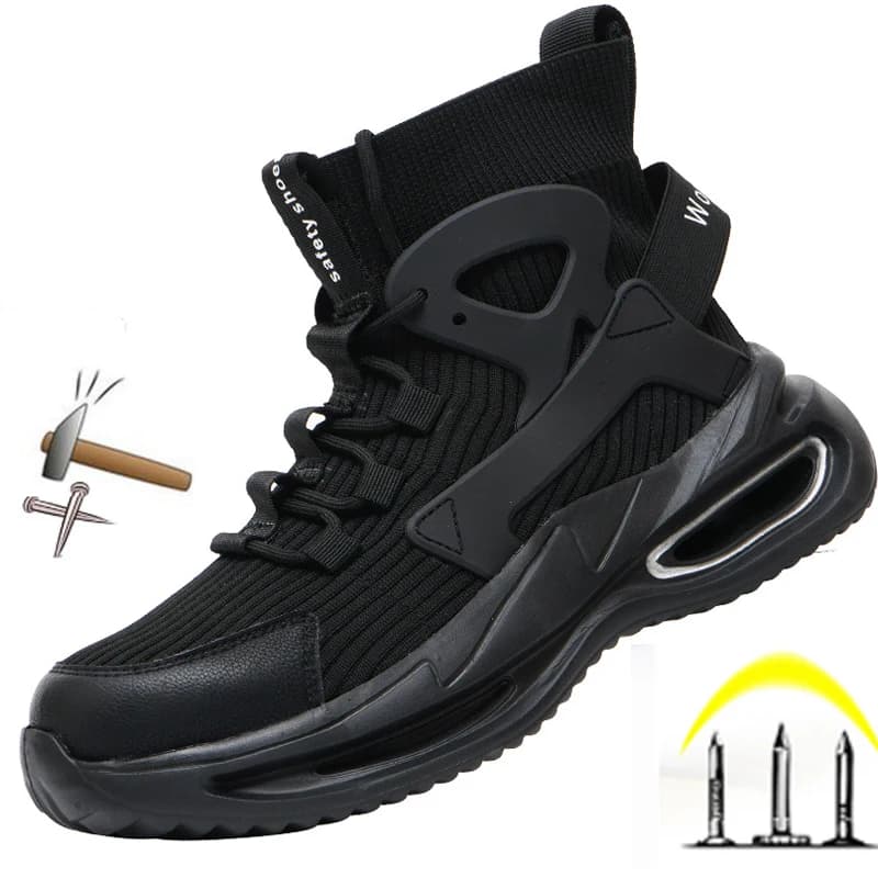 Work shoes for man S3 high safety shoes Safety Shoes With Steel Toe Cap,Light Weight Breathable Work Boots For Men Botas Hombre