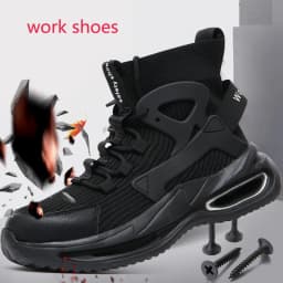 Work shoes for man S3 high safety shoes Safety Shoes With Steel Toe Cap,Light Weight Breathable Work Boots For Men Botas Hombre