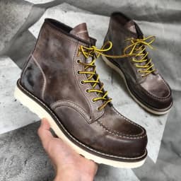 YQ875 Red Tornado Size 35-50 Super Quality Genuine Italian Cow Leather Handmade Durable Goodyear Welted Rider Boots