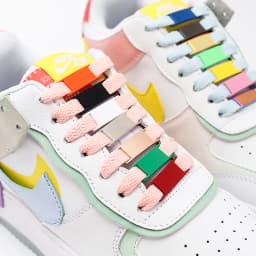 New 2pcs/pair Brand Metal Lace Lock DIY Sneaker Kits Metal Lace Buckle New Shoe Accessories Shoelaces Buckle Accessories
