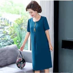 UHYTGF Short Sleeve 5XL Big Size Dresses Women Fashion Embroidered Summer Dress Elegant Mother Casual Thin Clothes Vestidos 1311