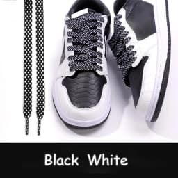 Flat Shoelace Women's Ins Small White Shoes Contrast Color Matching Laces Rope Flat Personality AF1 Men's Sports 100/120/140CM
