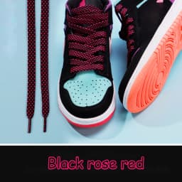 Flat Shoelace Women's Ins Small White Shoes Contrast Color Matching Laces Rope Flat Personality AF1 Men's Sports 100/120/140CM