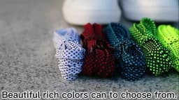 Flat Shoelace Women's Ins Small White Shoes Contrast Color Matching Laces Rope Flat Personality AF1 Men's Sports 100/120/140CM