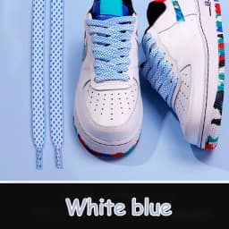 Flat Shoelace Women's Ins Small White Shoes Contrast Color Matching Laces Rope Flat Personality AF1 Men's Sports 100/120/140CM